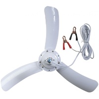 ROVIN Portable 12V Ceiling Fan with Battery Clips - 700mm DIA. TAA140