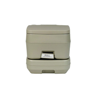 Camec Portable Toilet 10 Litre Waste 12L Fresh Manual