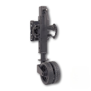 Ark 750KG Black Anodized Off Road Jockey Wheel