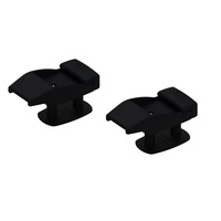 Fiamma F45/F60/F65 Wall Brackets Deep Black 2PC