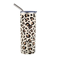 Alcoholder SKNY Stainless Tumbler, Leopard