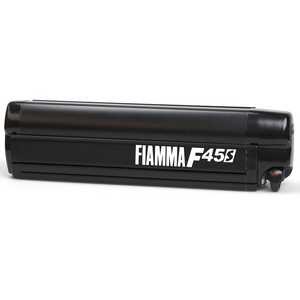 Fiamma F45S 1.9m Deep Black Cassette with Royal Grey Fabric