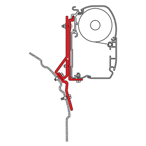 Fiamma Awn VWT4 Fitting Brackets for F45. 98655-292