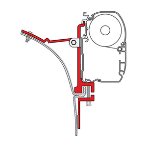 Fiamma Awn "VAN" Fitting Brackets for F45. 98655-017