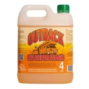 Outback Rv Super Wash 4L -100 Petrochemical Free Red Dirt & Stain Remover. OC02.4