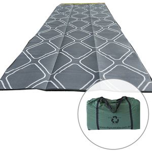 DLG Australia 240 x 600 cm Recycled Mat, Two Tone Grey with Bag