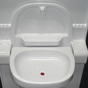 VT90 BATHROOM MODULE-LOWER BASIN SECTION 820 x 670 x 160MM