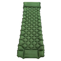 Topargee Self Inflatable Mattress with Pillow, Green