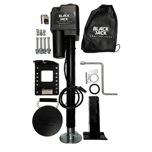 Black Jack MAXI Electric Trailer Jack with Clamp