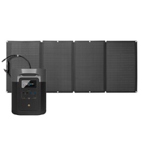 EcoFlow DELTA MAX Portable Power Station (168Ah@12V) Bundle with Solar Panel