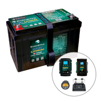 Enerdrive B-TEC 125Ah Lithium Battery, Charger & Monitor Bundle