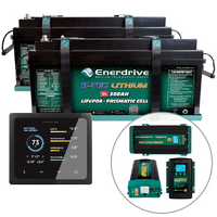 Enerdrive B-TEC 2 x 300Ah Lithium Battery, Charger, Inverter & Monitor Bundle