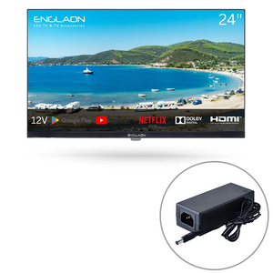 Englaon 24'' Full HD 12V Smart TV With Chromecast & Bluetooth & Google TV