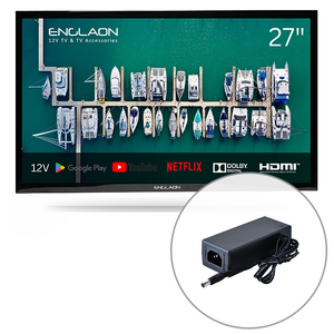 ENGLAON 27’’ Full HD 12V Smart TV With Chromecast & Bluetooth