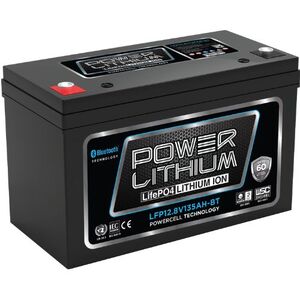 Power Lithium 12V 135Ah Lithium Battery with Bluetooth