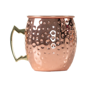 D-STILL Moscow Mule Mug Copper Plated Hammered 550ml - Singles