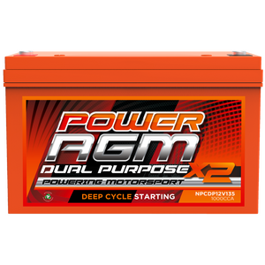 Power AGM 12V 135Ah Dual Purpose Battery