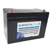 Invicta 12V 100Ah Lithium Battery with Bluetooth