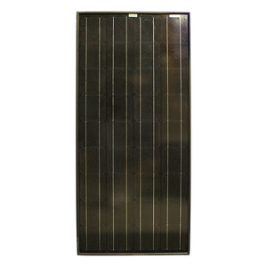 Enerdrive 100W Fixed Solar Panel, Black