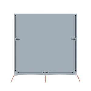 Supex Long Wall Privacy Screen to suit Fiamma F45