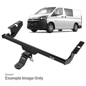 TAG Standard Duty Towbar With Tail Light Protectors for Toyota Hiace LWB Only (01/2005-01/2019)