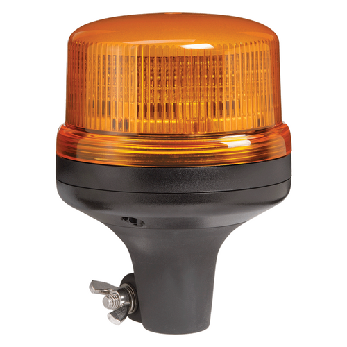 Narva Amber 'Eurotech' Low Profile LED Strobe/Rotator Light, Flexible Pipe Mount